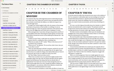 Verkilo editor with split pane view