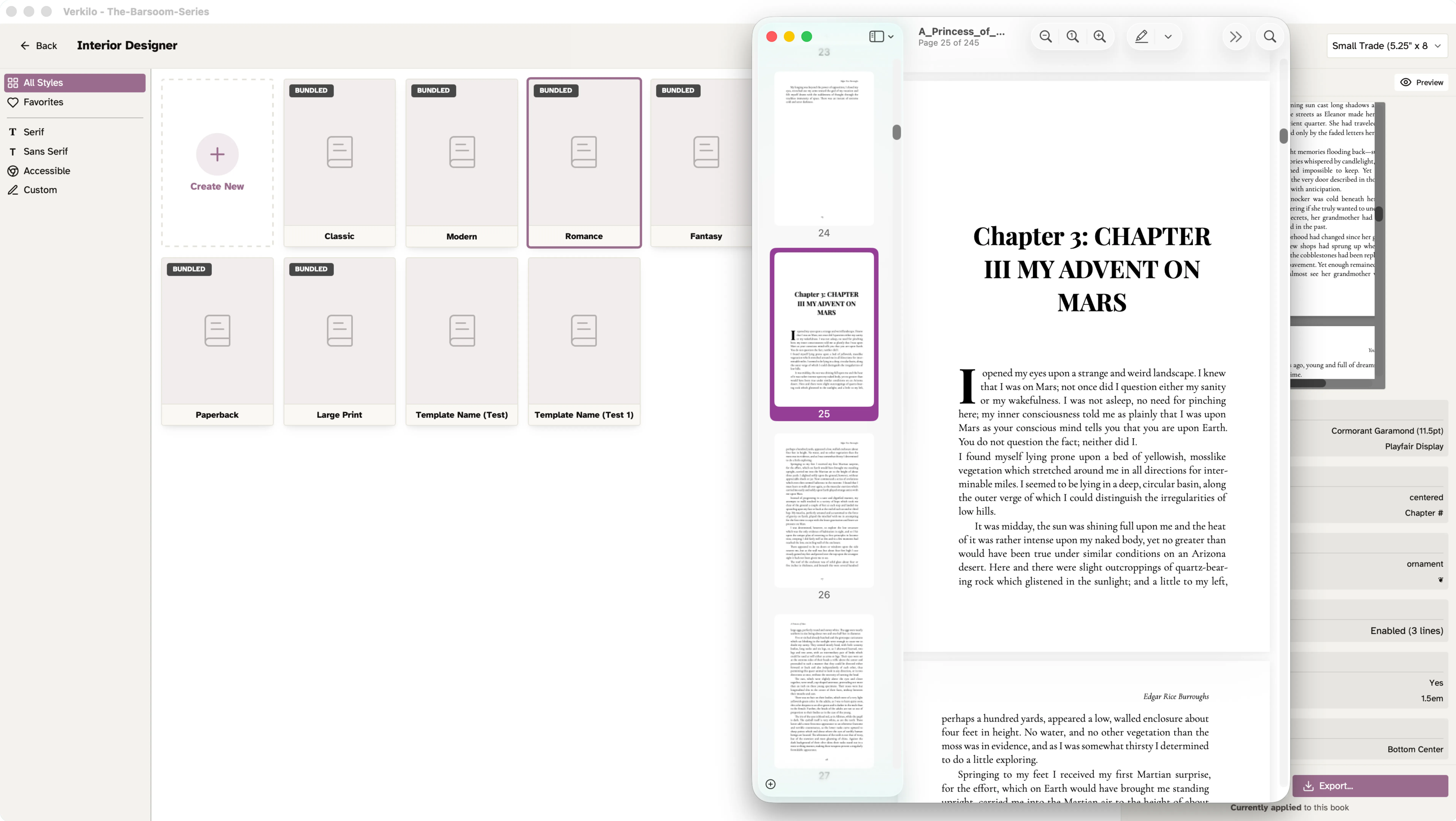 Professional Multi-Format Export & Typesetting screenshot
